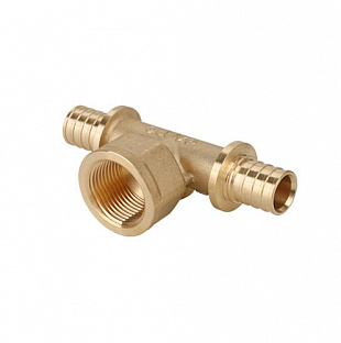 Тройник-переходник с врутренней резьбой латунный 25-Rp 3/4"-25 (G1306.2505)