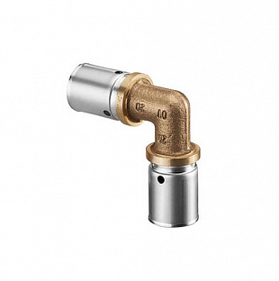 Отвод 90° Oventrop Cofit P - 20x2.5 (прессовой, бронза) (1512845)