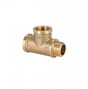 Тройник ВР-ВР-НР латунный 1/2" (G1214.04)