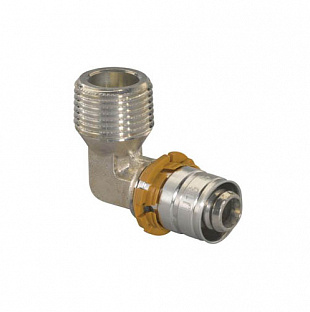 Uponor S-Press угольник с наружной резьбой 16x1/2"MT (упаковка 10 шт) (1014686)