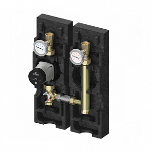 Насосная группа V-MK 1" с насосом Grundfos UPM3 Hybrid 25-70, со смесителем, подающая линия слева (M66833.36)