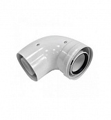 Отвод концентрический DN60/100, 90°, AZ366 (AZ393) (7736995079)