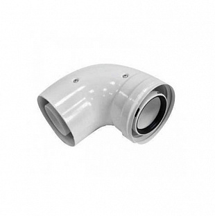Отвод концентрический DN60/100, 90°, AZ366 (AZ393) (7736995079)