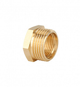 Футорка НР-ВР латунная 1/2" х 1/4" (G1219.0402)