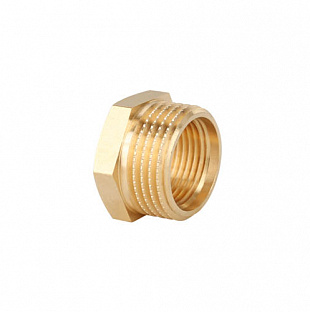 Футорка НР-ВР латунная 1/2" х 1/4" (G1219.0402)